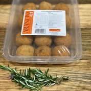 Arancini balls - pumpkin and mozzerella