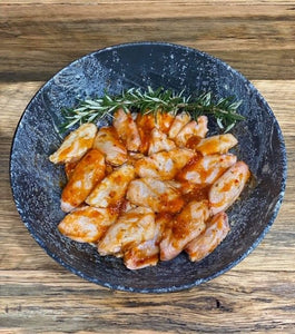 Marinated chicken wingette - sweet chili flavour per 500 grams